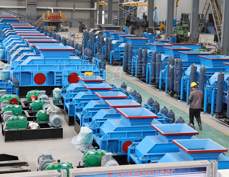 輝綠巖制砂用時(shí)產(chǎn)100噸液壓對(duì)輥制砂機(jī)效果好嗎？